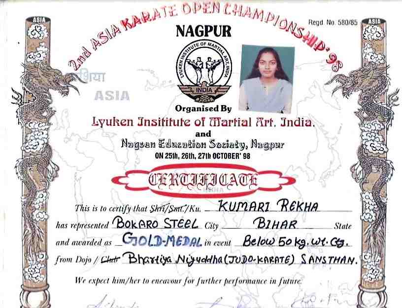 2nd Asia Karate Open Championship -1998