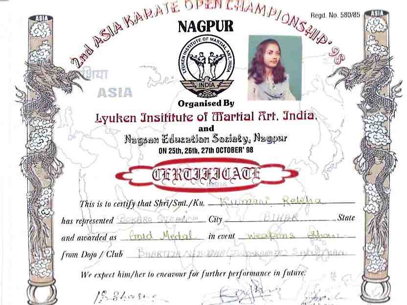 2nd Asia Karate Open Championship Weapon-1998